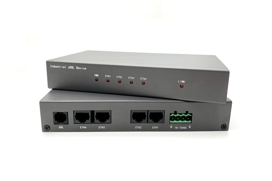 Il router all'aperto industriale di DSL, 4 Port il montaggio della ferrovia di BACCANO del router di ADSL di 10/100 Ethernet