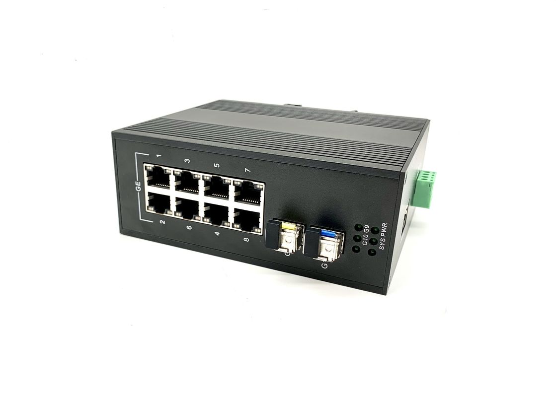 Commutatore industriale di Ethernet diretto gigabit, porto industriale del commutatore 8 di PoE