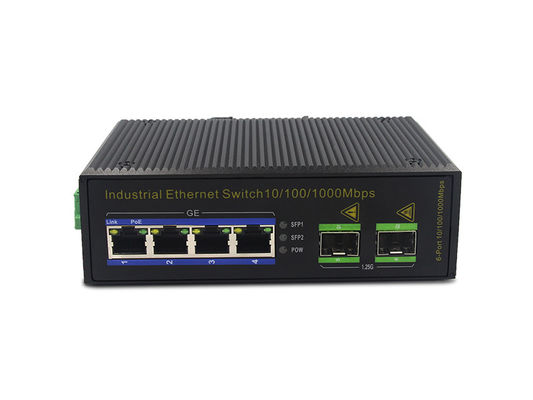 commutatore di Ethernet della fibra 100Base-T di 3W IP40 MSG1204 1000M