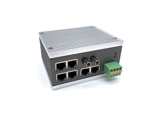 10BaseT 100M di IP40 RJ45 MSE1206 commutatore di Ethernet di 6 porti