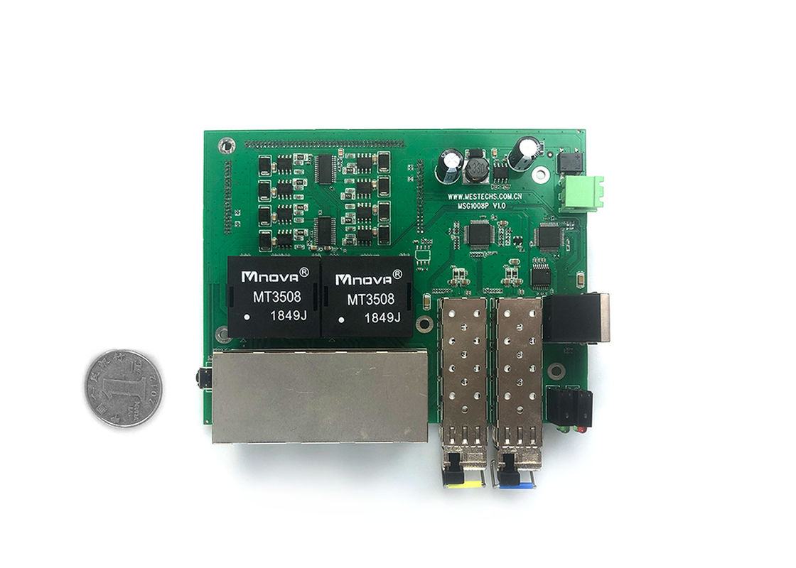 Chip del commutatore di Gigabit Ethernet di 24+4 porti che sostiene Ethernet di ottimo rendimento