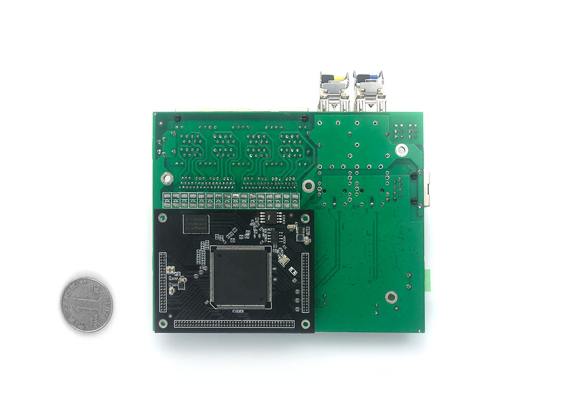 Chip del commutatore di Gigabit Ethernet di 24+4 porti che sostiene Ethernet di ottimo rendimento