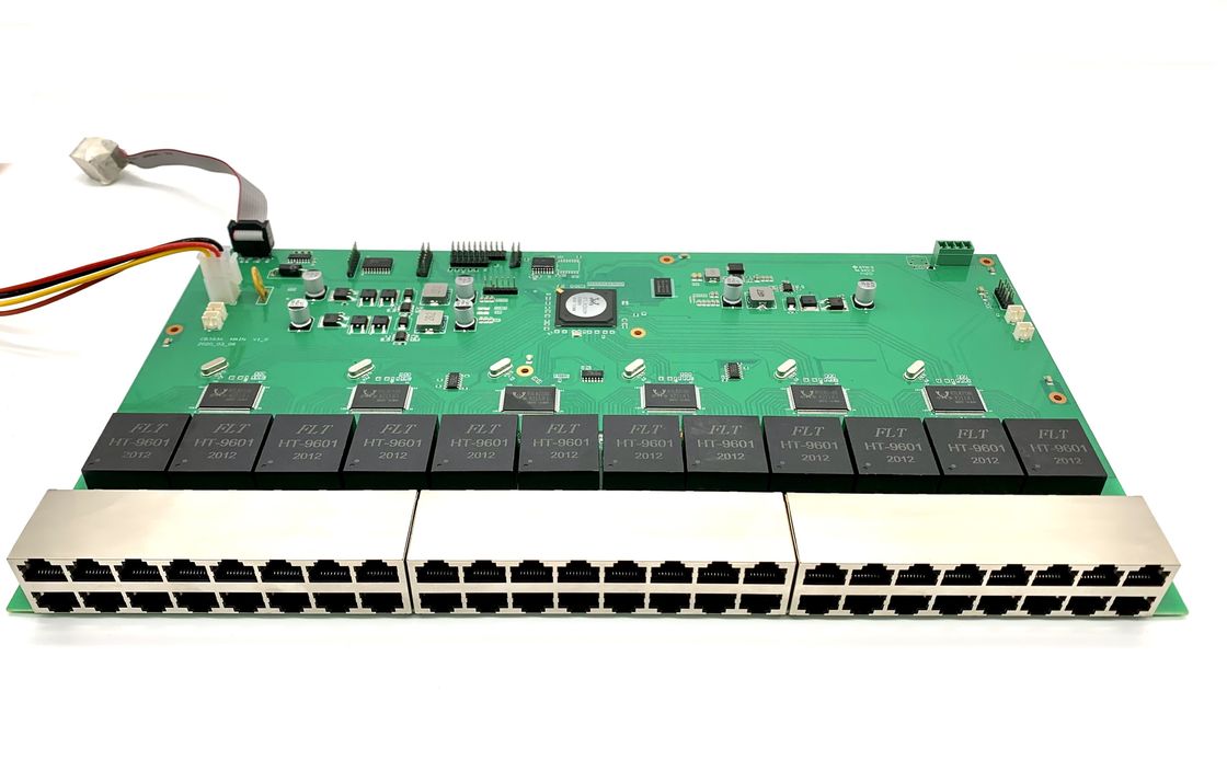 Commutatore industriale su ordinazione di Ethernet, commutatore di Ethernet diretto gigabit di 52 porti