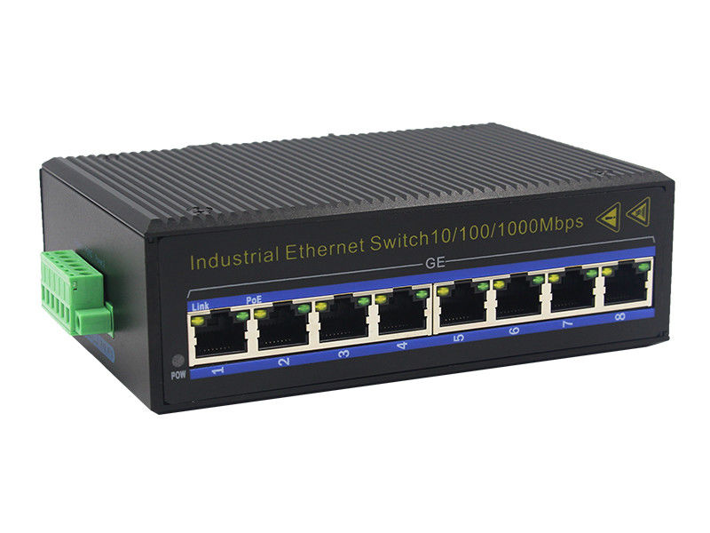 8 commutatore in semiduplex completo MSG1008 di Ethernet della fibra del porto 1000Base-TX