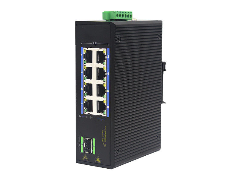 8 commutatore a fibra ottica MSG1108F di Ethernet del porto 3W IP40 100Base-TX