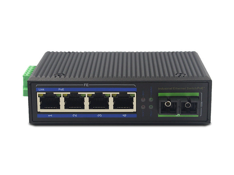 Commutatore industriale di Ethernet del 10BaseT PoE del porto di IP40 MSE1104P 4