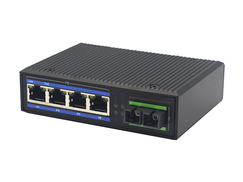 Commutatore industriale di Ethernet del 10BaseT PoE del porto di IP40 MSE1104P 4
