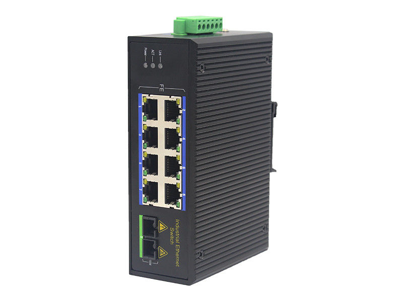 MSE1108P 100M 8 commutatore a fibra ottica del 10BaseT PoE del porto DC12V