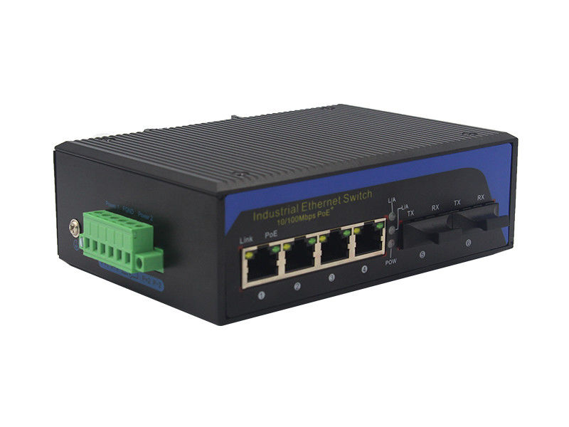 100M 2 commutatore industriale MSE1204P di Ethernet del porto 100Base-X