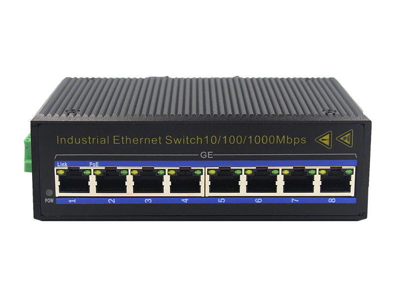 3W 8 commutatore duplex MSG1008P di PoE della fibra del porto 1000Base-TX